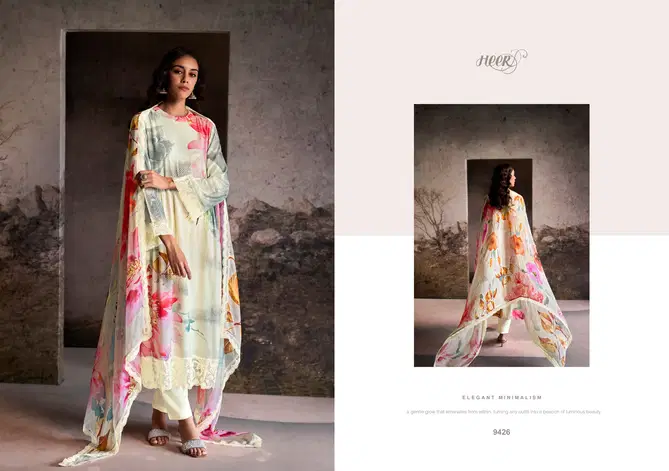 Nilofer By Kimora Heer Muslin Digital Printed Salwar Kameez Suppliers In Mumbai
